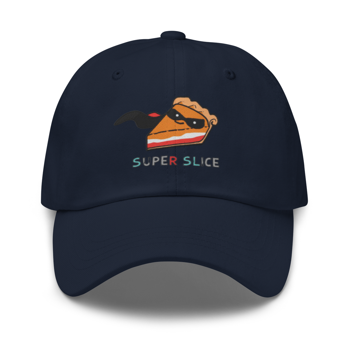 Pie Slice Hero V2 | Dad hat Navy Apparel > Hats & Caps ZomaModa