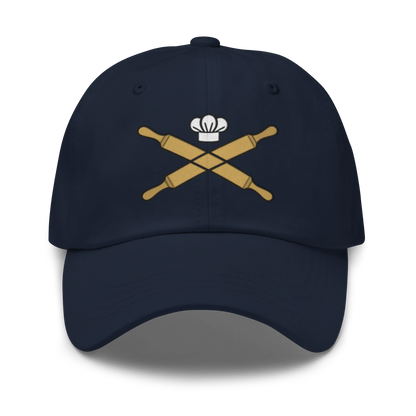Rolling Pin Crossed V3 | Dad hat Navy Apparel > Hats & Caps ZomaModa