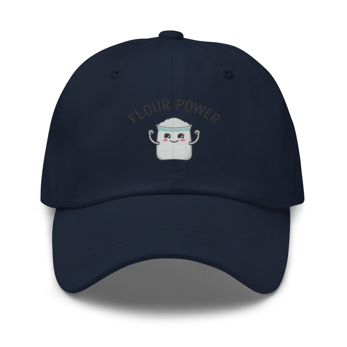Flour Power V2 | Dad hat Navy Apparel > Hats & Caps ZomaModa