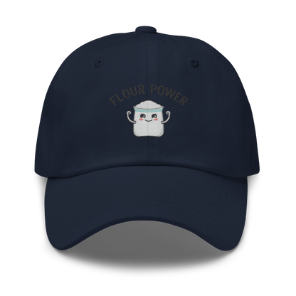 Flour Power V2 | Dad hat Navy Apparel > Hats & Caps ZomaModa