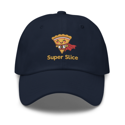 Pie Slice Hero V1 | Dad hat Navy Apparel > Hats & Caps ZomaModa