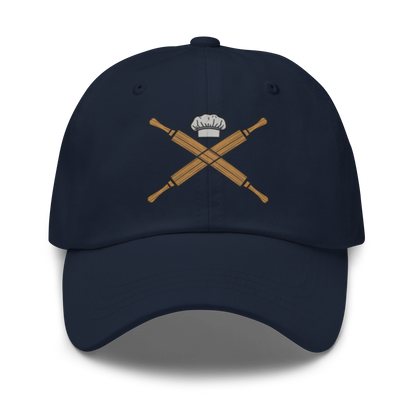 Rolling Pin Crossed V1 | Dad hat Navy Apparel > Hats & Caps ZomaModa