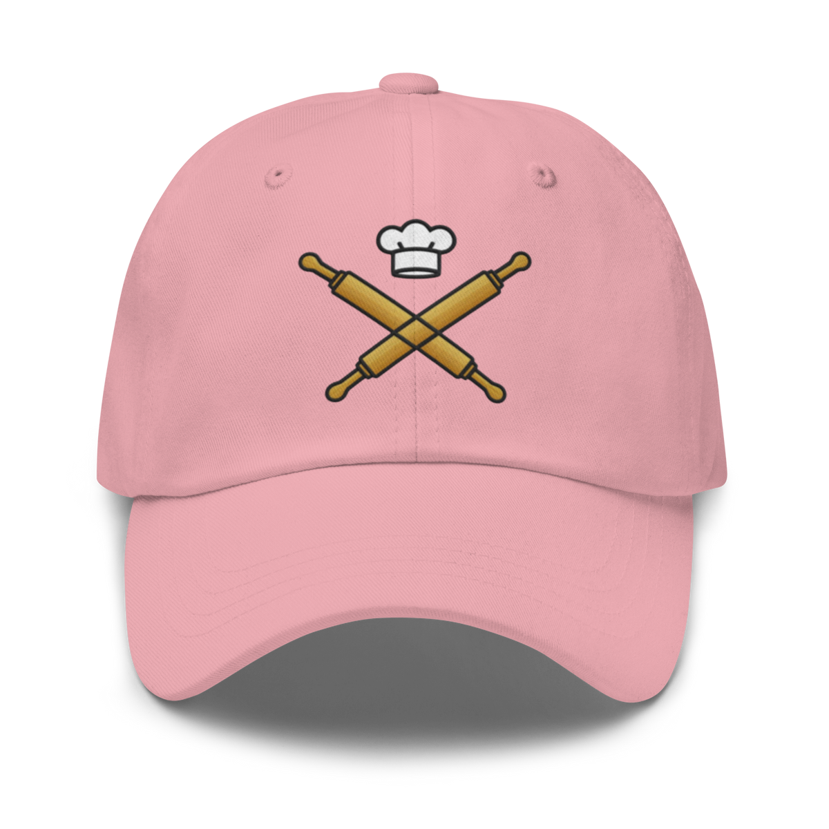 Rolling Pin Crossed V4 | Dad hat Pink Apparel > Hats & Caps ZomaModa