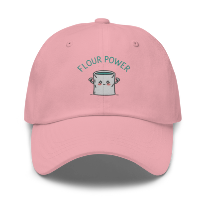 Flour Power V3 | Dad hat Pink Apparel > Hats & Caps ZomaModa