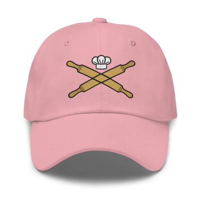 Rolling Pin Crossed V3 | Dad hat Pink Apparel > Hats & Caps ZomaModa