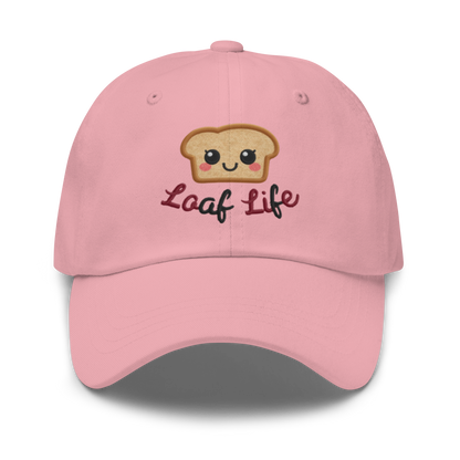 Bread Loaf Smiley V3 | Dad hat Pink Apparel > Hats & Caps ZomaModa
