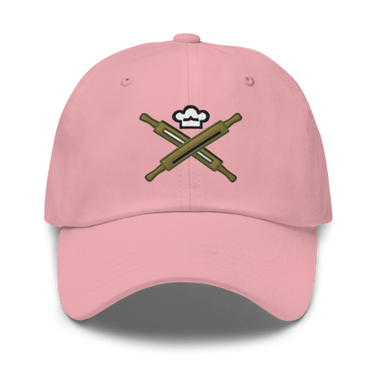 Rolling Pin Crossed V2 | Dad hat Pink Apparel > Hats & Caps ZomaModa