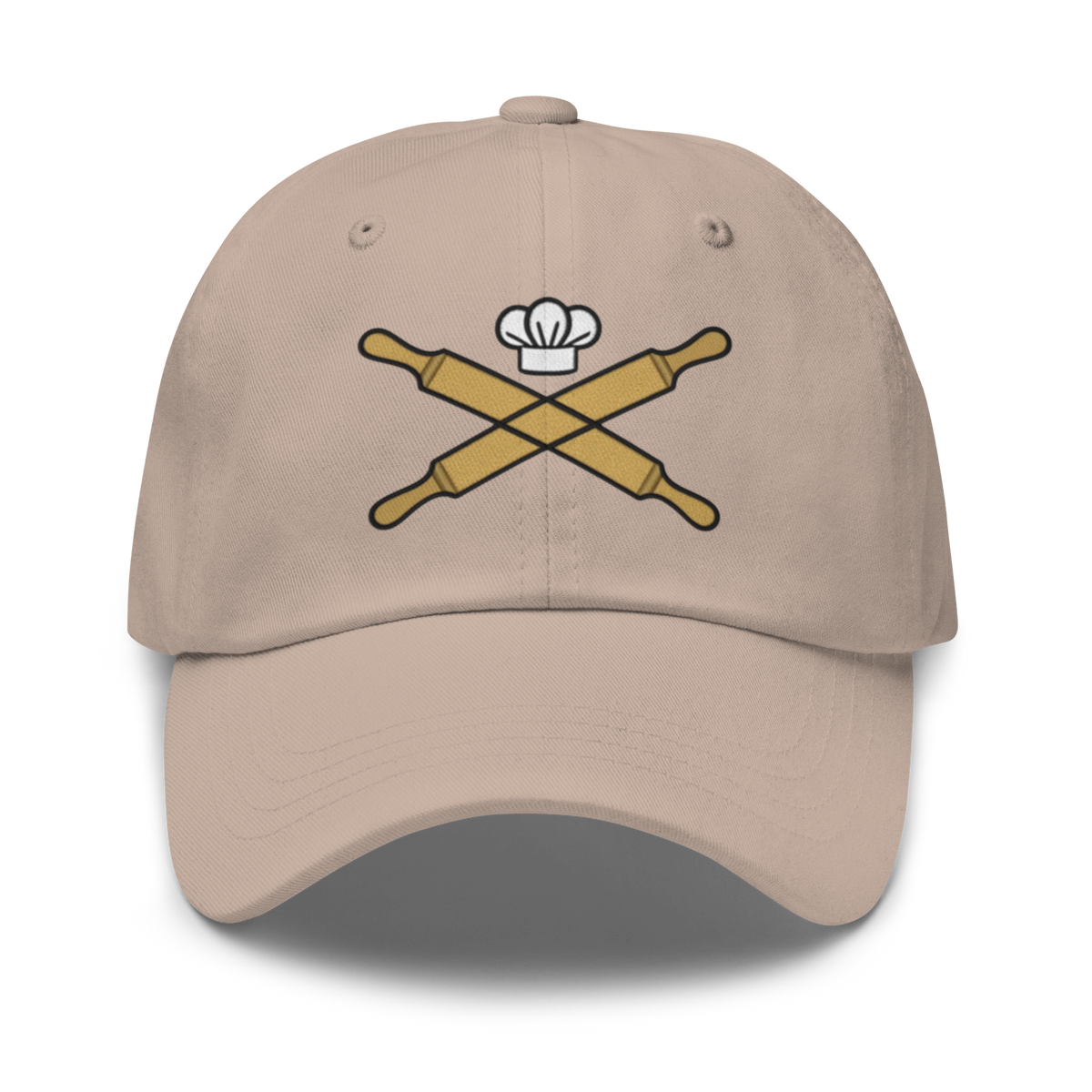 Rolling Pin Crossed V3 | Dad hat Stone Apparel > Hats & Caps ZomaModa