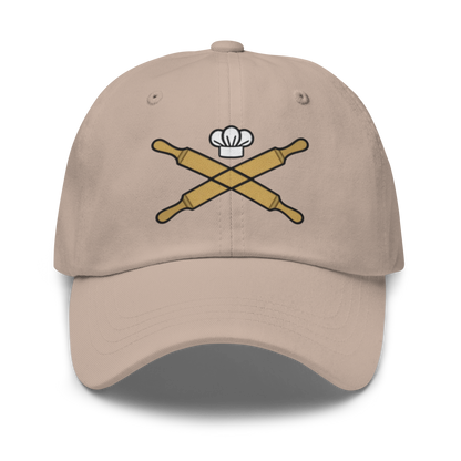 Rolling Pin Crossed V3 | Dad hat Stone Apparel > Hats & Caps ZomaModa