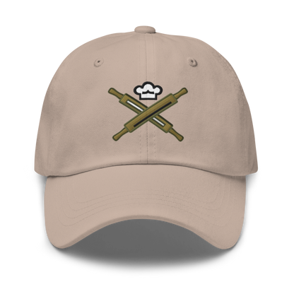 Rolling Pin Crossed V2 | Dad hat Stone Apparel > Hats & Caps ZomaModa