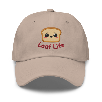 Bread Loaf Smiley V1 | Dad hat Stone Apparel > Hats & Caps ZomaModa