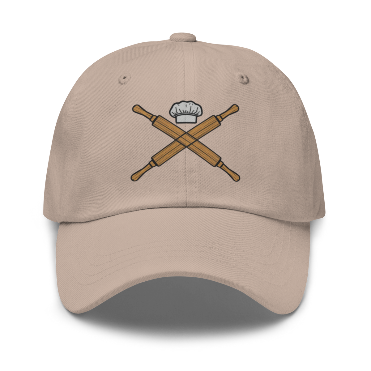 Rolling Pin Crossed V1 | Dad hat Stone Apparel > Hats & Caps ZomaModa