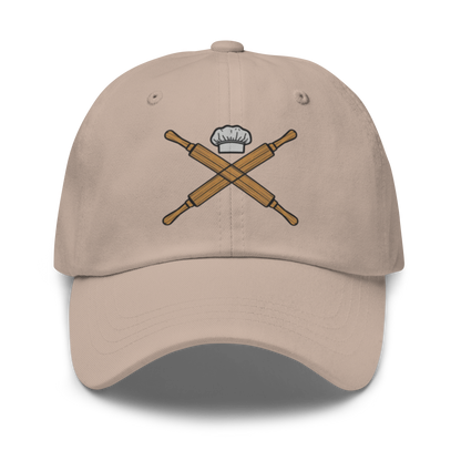 Rolling Pin Crossed V1 | Dad hat Stone Apparel > Hats & Caps ZomaModa