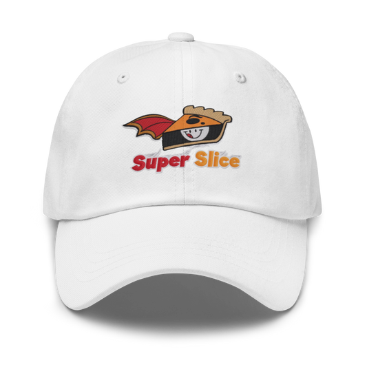 Pie Slice Hero V4 | Dad hat White Apparel > Hats & Caps ZomaModa