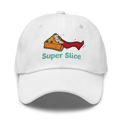 Pie Slice Hero V3 | Dad hat White Apparel > Hats & Caps ZomaModa