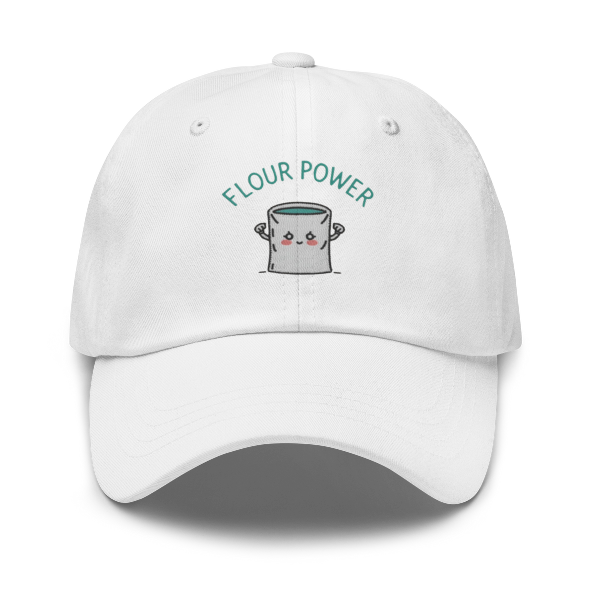 Flour Power V3 | Dad hat White Apparel > Hats & Caps ZomaModa