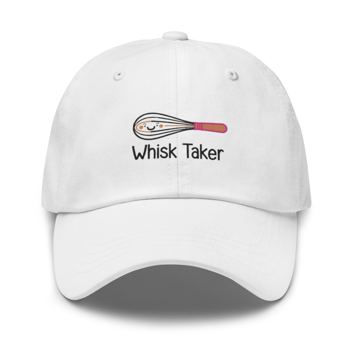 Whisk & Smile V4 | Dad hat White Apparel > Hats & Caps ZomaModa