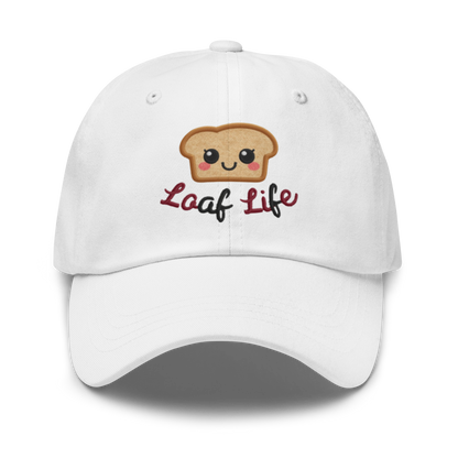 Bread Loaf Smiley V3 | Dad hat White Apparel > Hats & Caps ZomaModa