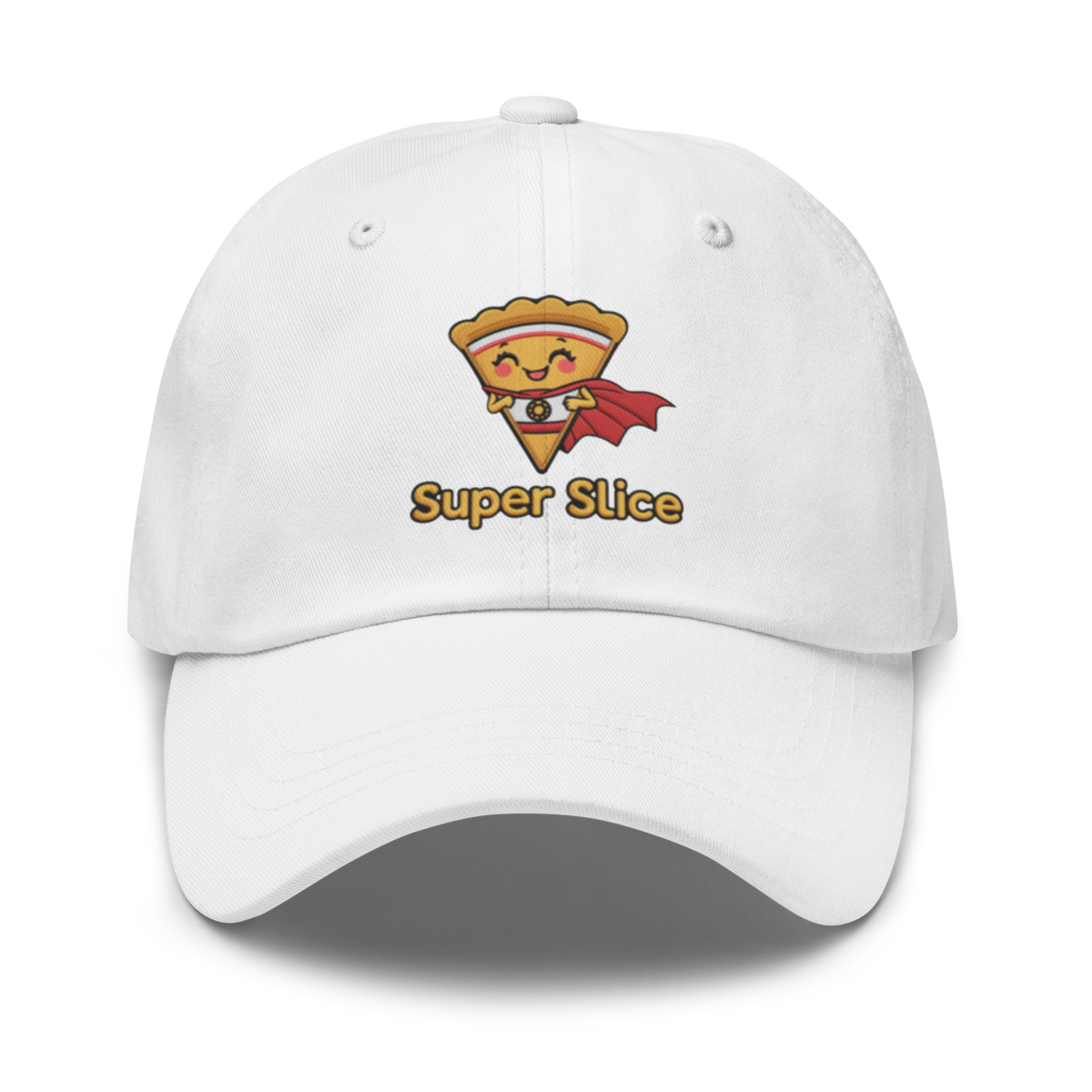 Pie Slice Hero V1 | Dad hat White Apparel > Hats & Caps ZomaModa