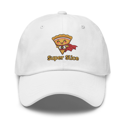 Pie Slice Hero V1 | Dad hat White Apparel > Hats & Caps ZomaModa
