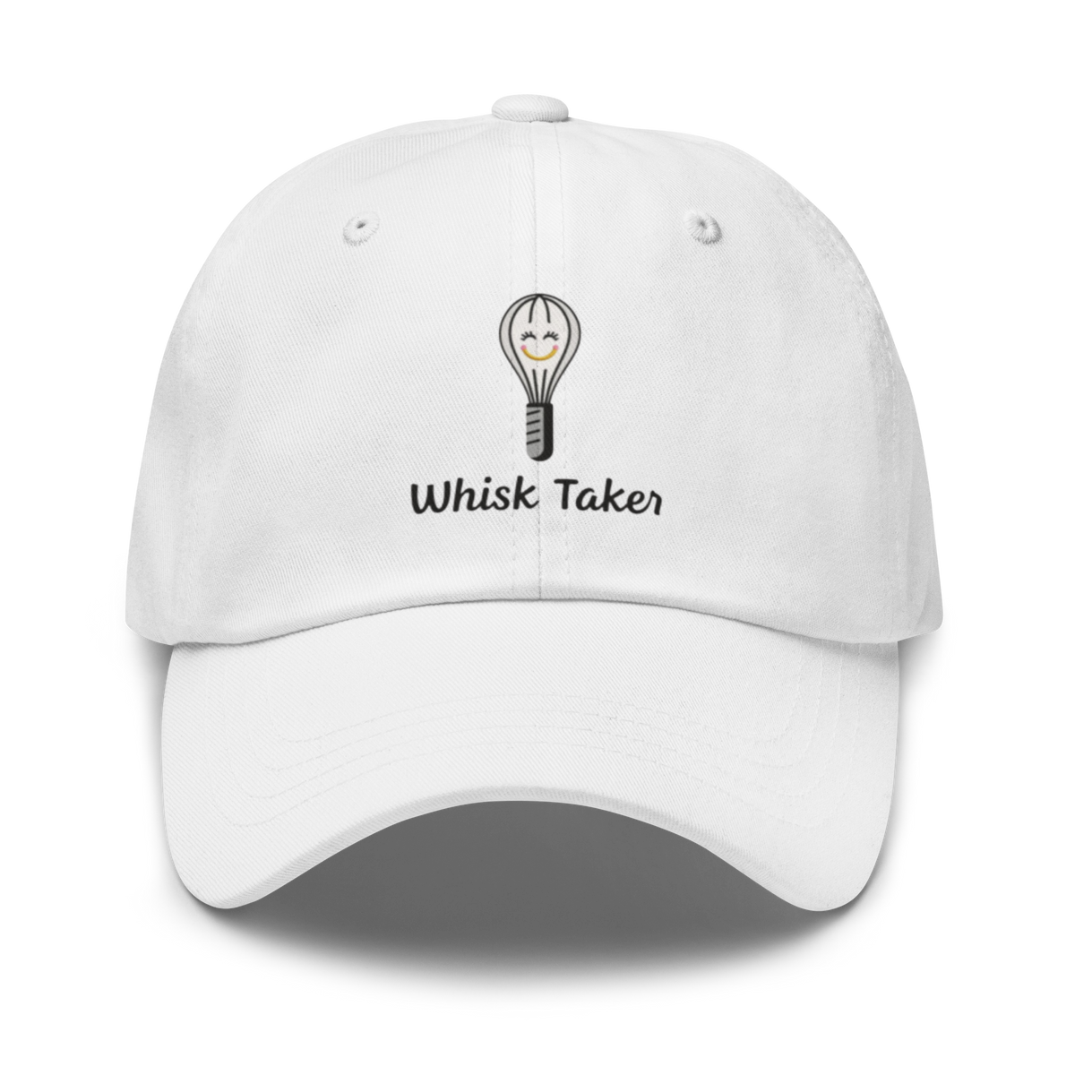 Whisk & Smile V1 | Dad hat White Apparel > Hats & Caps ZomaModa