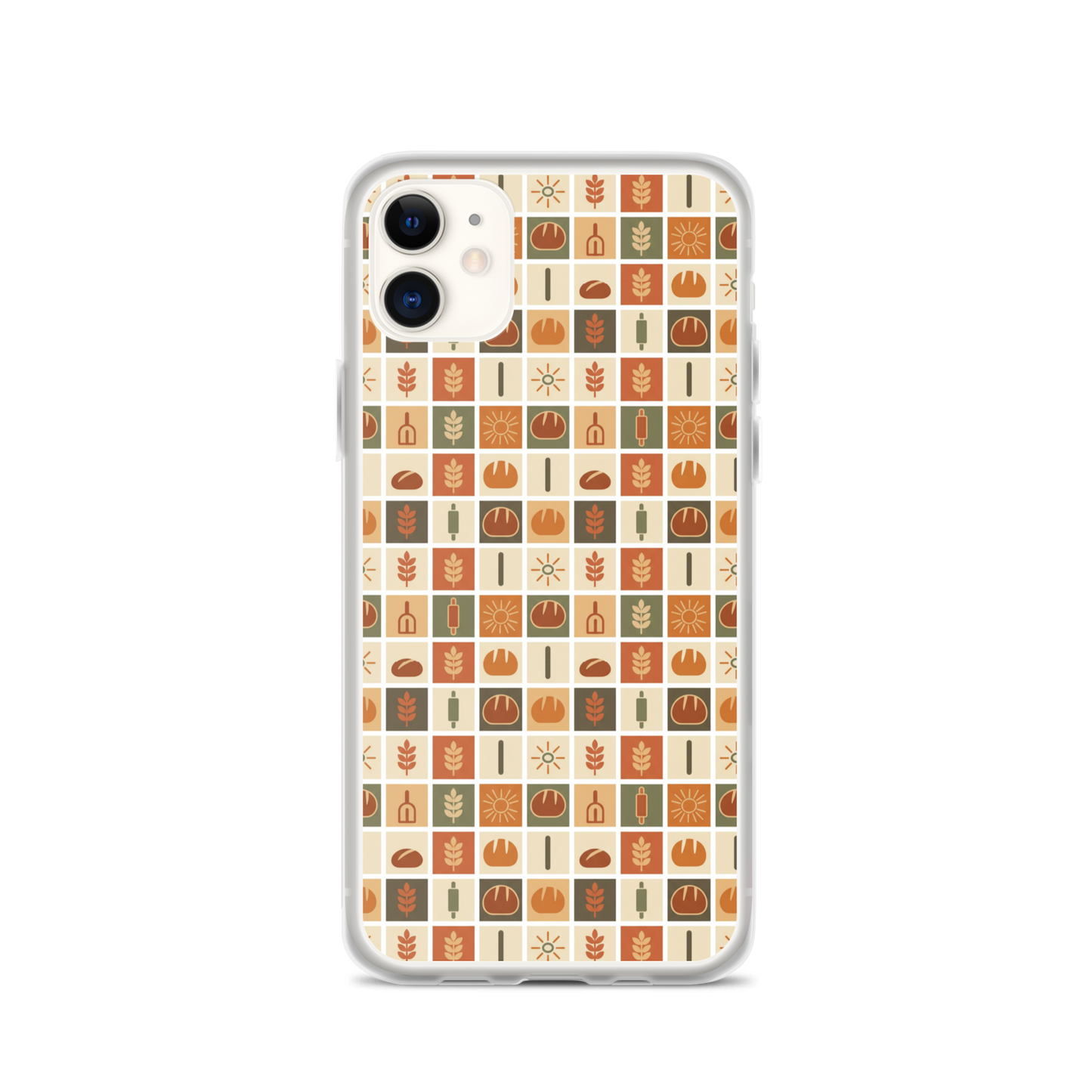 Retro Bread Stamp Clear Case for iPhone® Bags & Accessories > Phone Cases ZomaModa