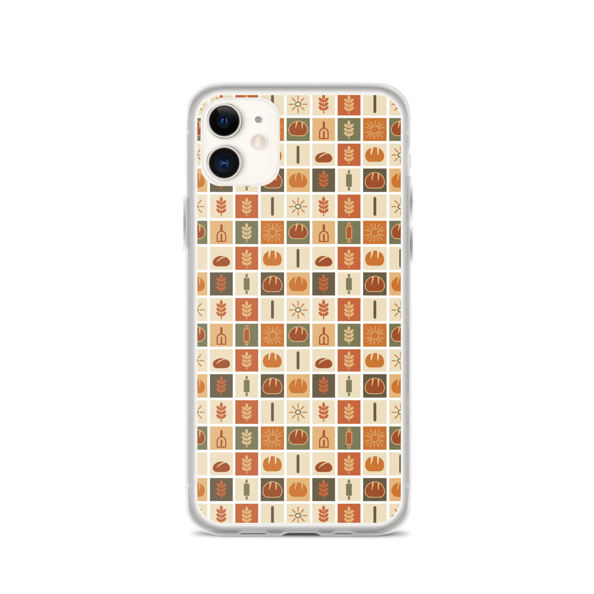 Retro Bread Stamp Clear Case for iPhone® Bags & Accessories > Phone Cases ZomaModa