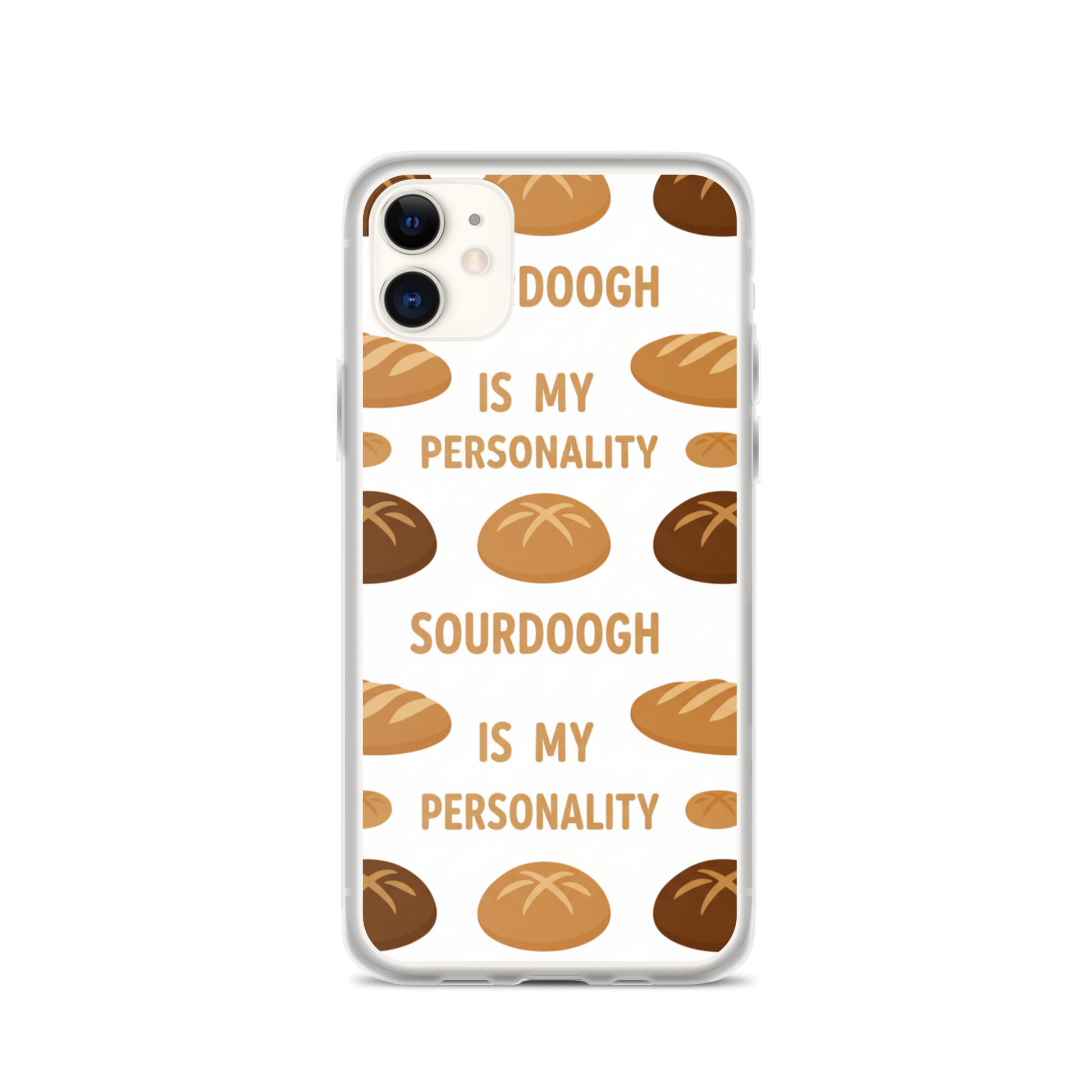 Sourdough Is My Personality Clear Case for iPhone® Bags & Accessories > Phone Cases ZomaModa