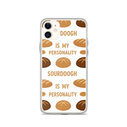 Sourdough Is My Personality Clear Case for iPhone® Bags & Accessories > Phone Cases ZomaModa