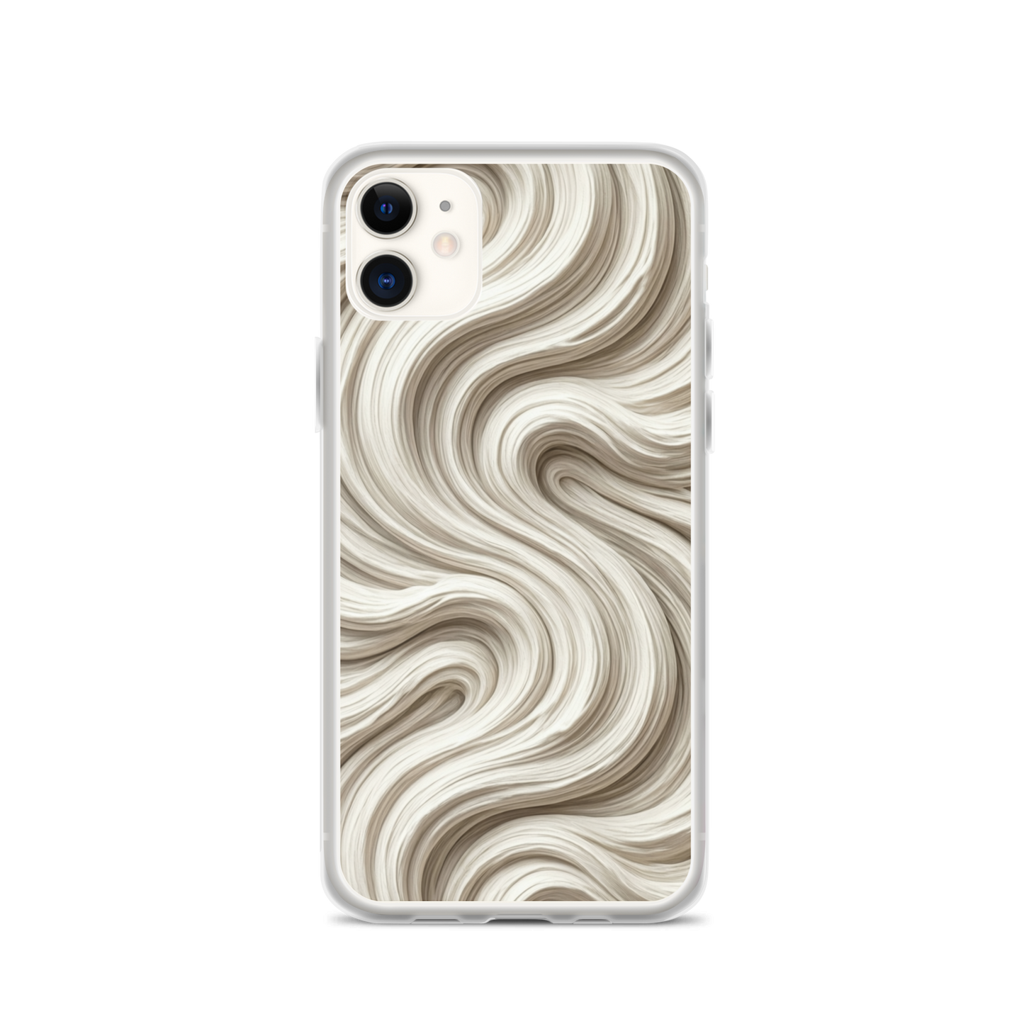 Minimal Flour Swirl Baking Clear Case for iPhone® Bags & Accessories > Phone Cases ZomaModa
