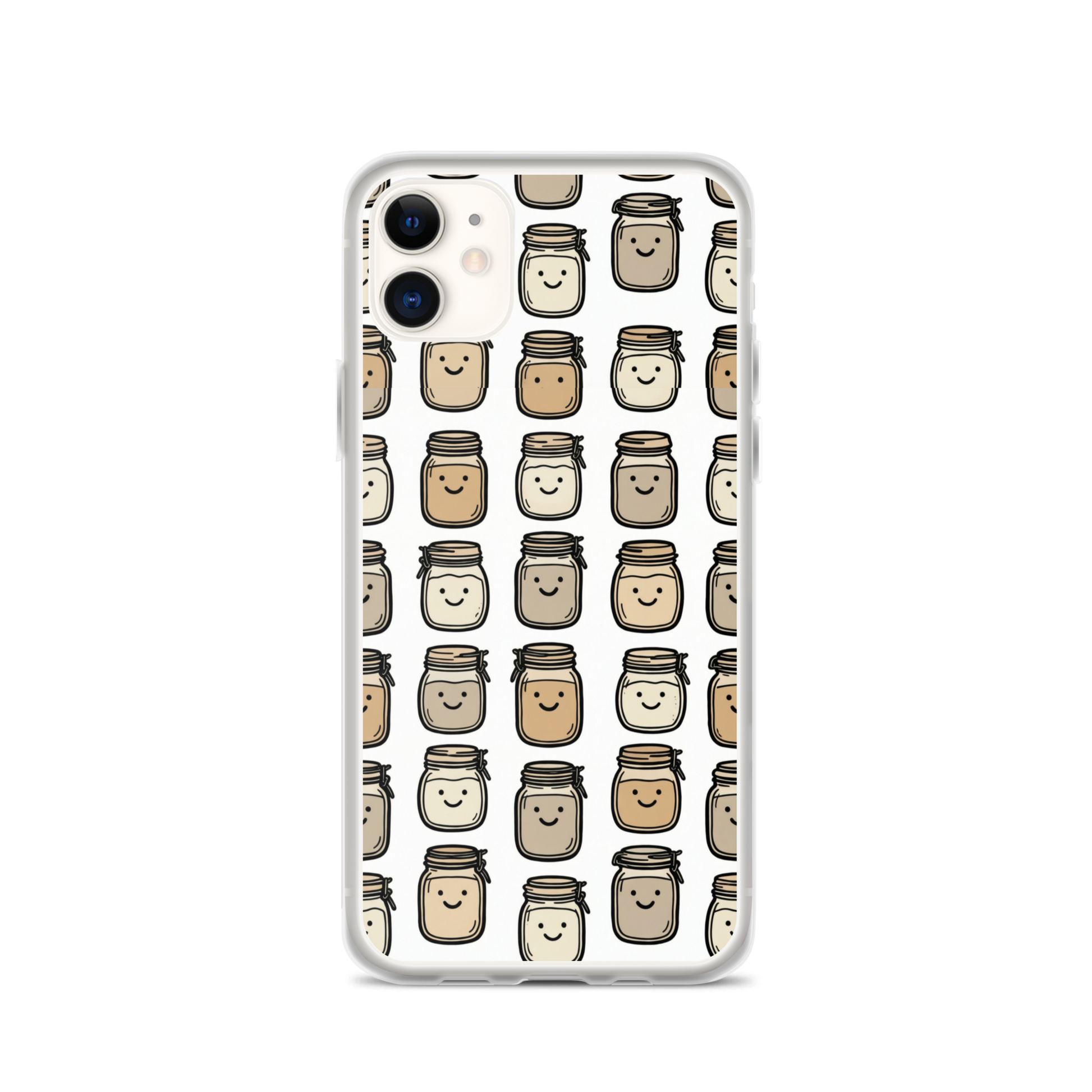 Cute Sourdough Starter Jars Clear Case for iPhone® Bags & Accessories > Phone Cases ZomaModa