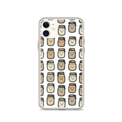 Cute Sourdough Starter Jars Clear Case for iPhone® Bags & Accessories > Phone Cases ZomaModa