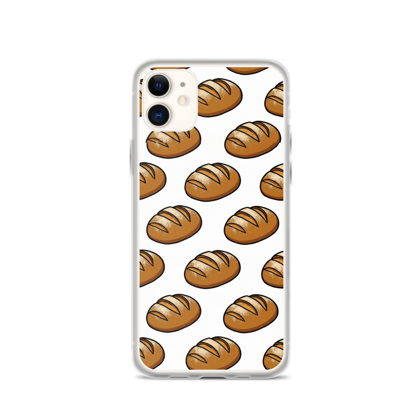 Floating Sourdough Loaves Pattern Clear Case for iPhone® Bags & Accessories > Phone Cases ZomaModa