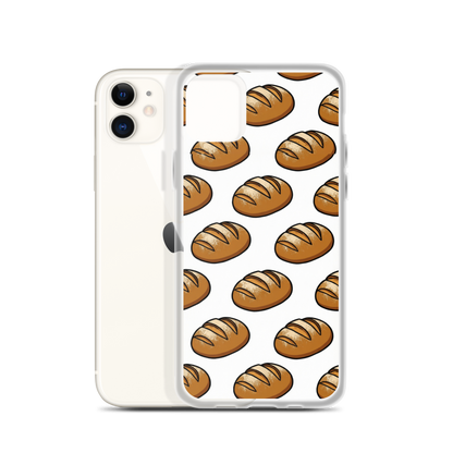 Floating Sourdough Loaves Pattern Clear Case for iPhone® iPhone 11 Bags & Accessories > Phone Cases ZomaModa