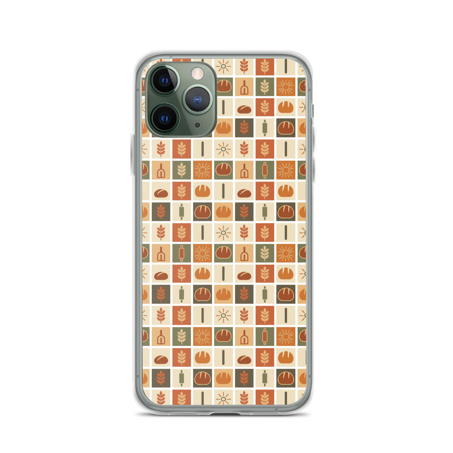 Retro Bread Stamp Clear Case for iPhone® Bags & Accessories > Phone Cases ZomaModa