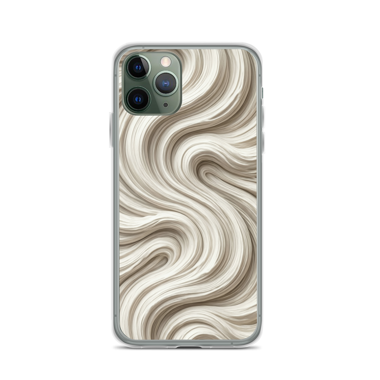 Minimal Flour Swirl Baking Clear Case for iPhone® Bags & Accessories > Phone Cases ZomaModa