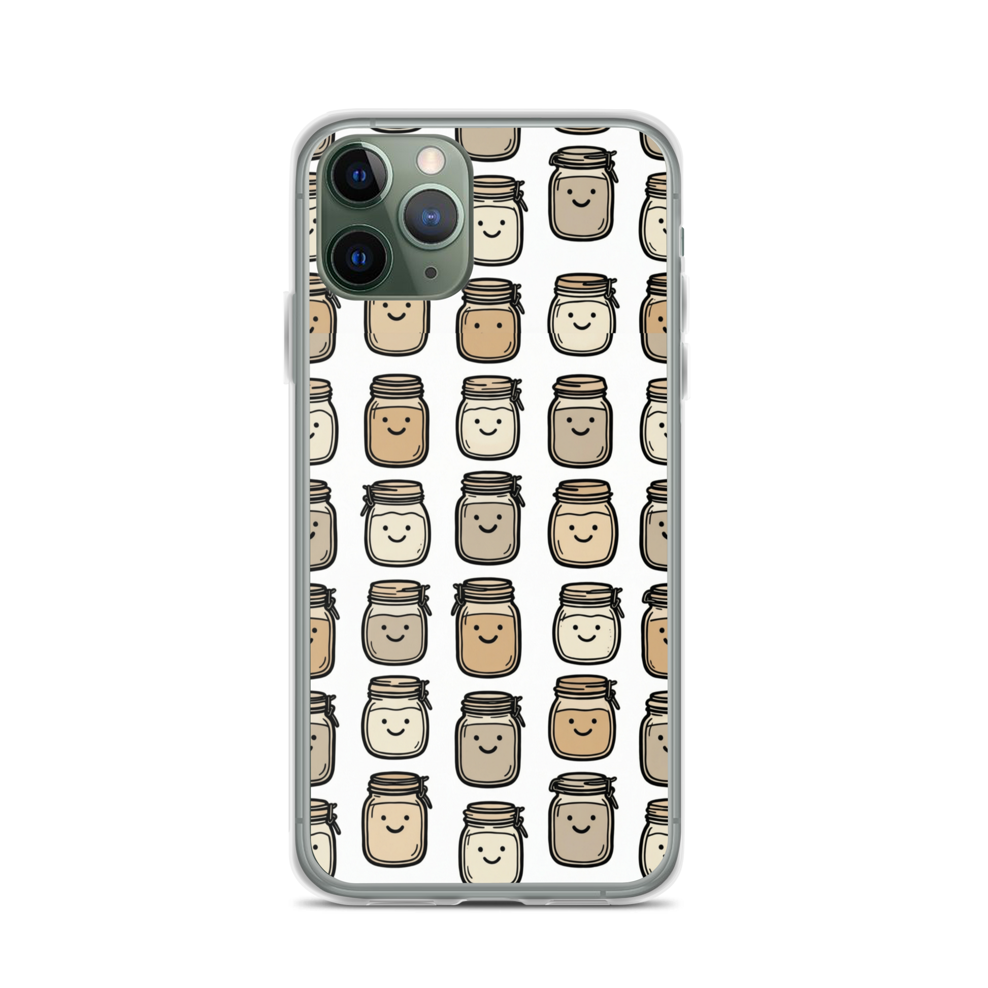 Cute Sourdough Starter Jars Clear Case for iPhone® Bags & Accessories > Phone Cases ZomaModa