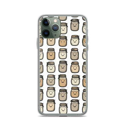 Cute Sourdough Starter Jars Clear Case for iPhone® Bags & Accessories > Phone Cases ZomaModa