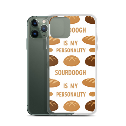 Sourdough Is My Personality Clear Case for iPhone® iPhone 11 Pro Bags & Accessories > Phone Cases ZomaModa