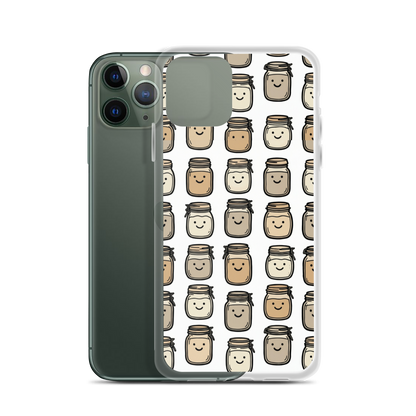 Cute Sourdough Starter Jars Clear Case for iPhone® iPhone 11 Pro Bags & Accessories > Phone Cases ZomaModa