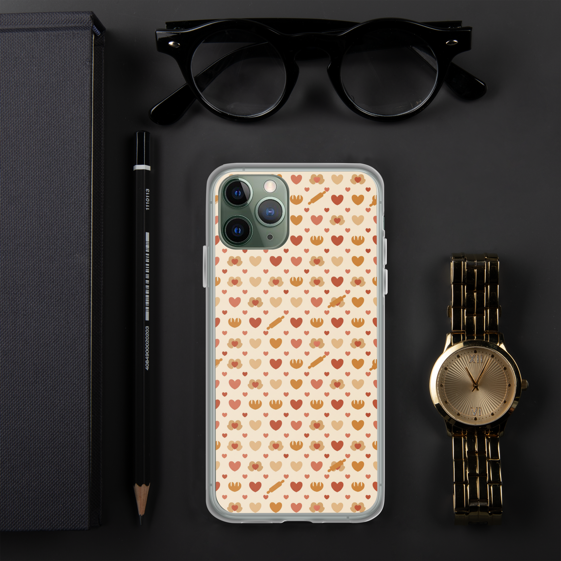 Tiny Hands Big Bakes Clear Case for iPhone® Bags & Accessories > Phone Cases ZomaModa