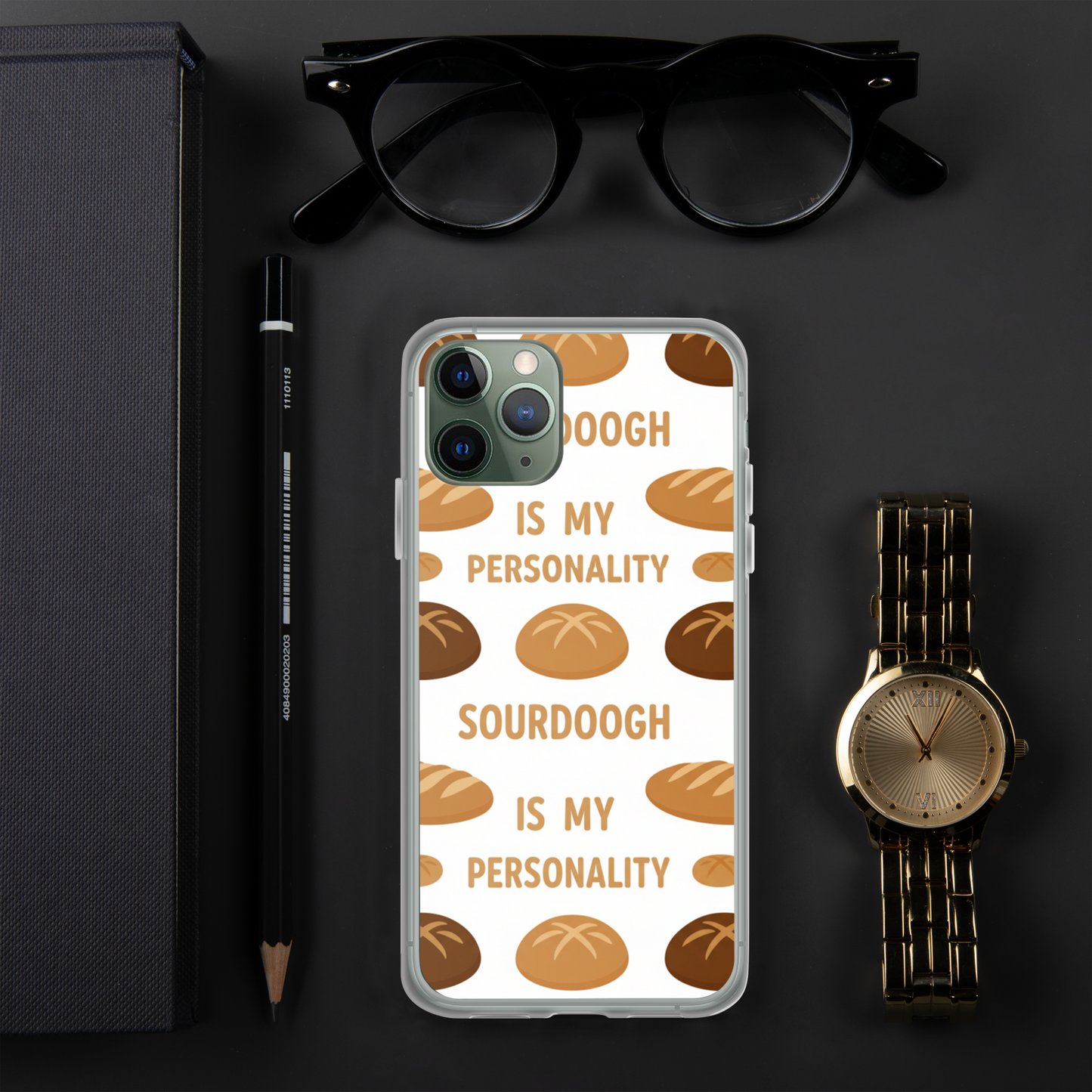 Sourdough Is My Personality Clear Case for iPhone® Bags & Accessories > Phone Cases ZomaModa