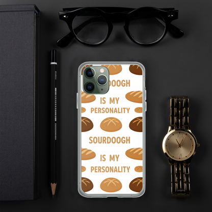 Sourdough Is My Personality Clear Case for iPhone® Bags & Accessories > Phone Cases ZomaModa