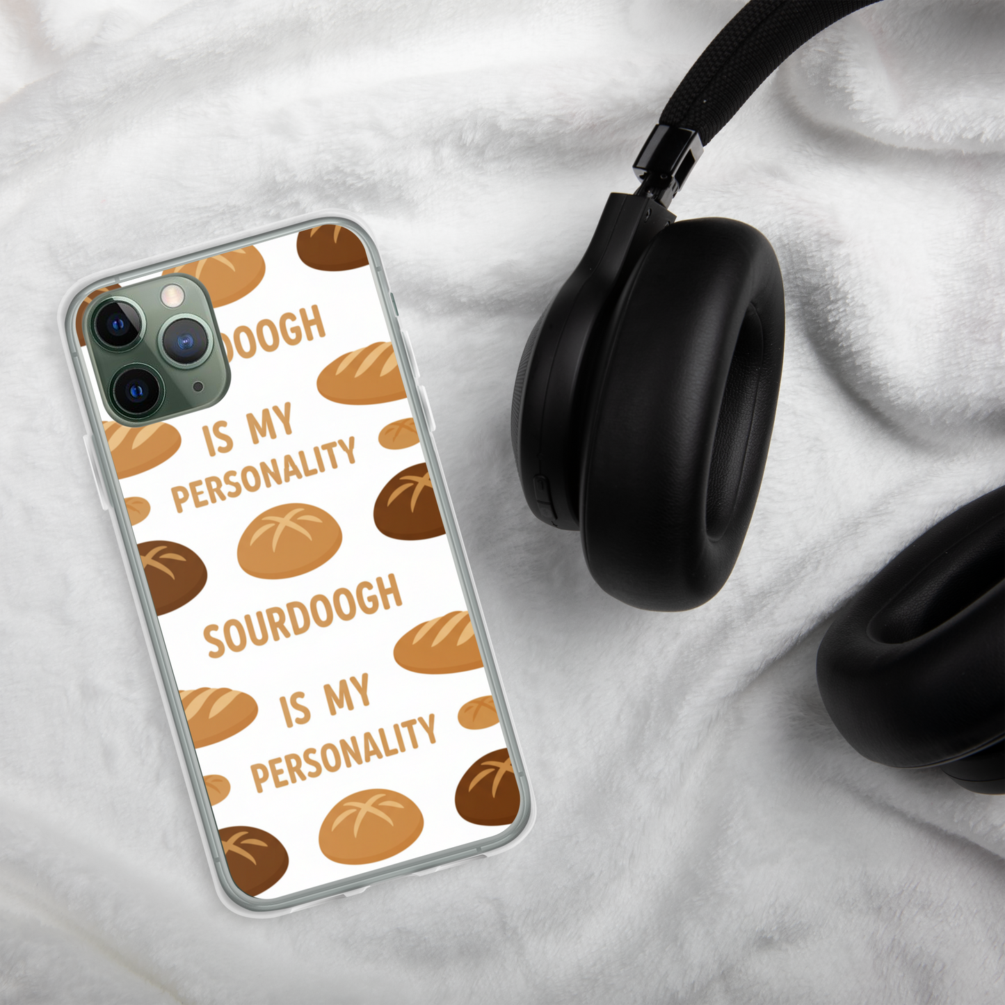 Sourdough Is My Personality Clear Case for iPhone® Bags & Accessories > Phone Cases ZomaModa