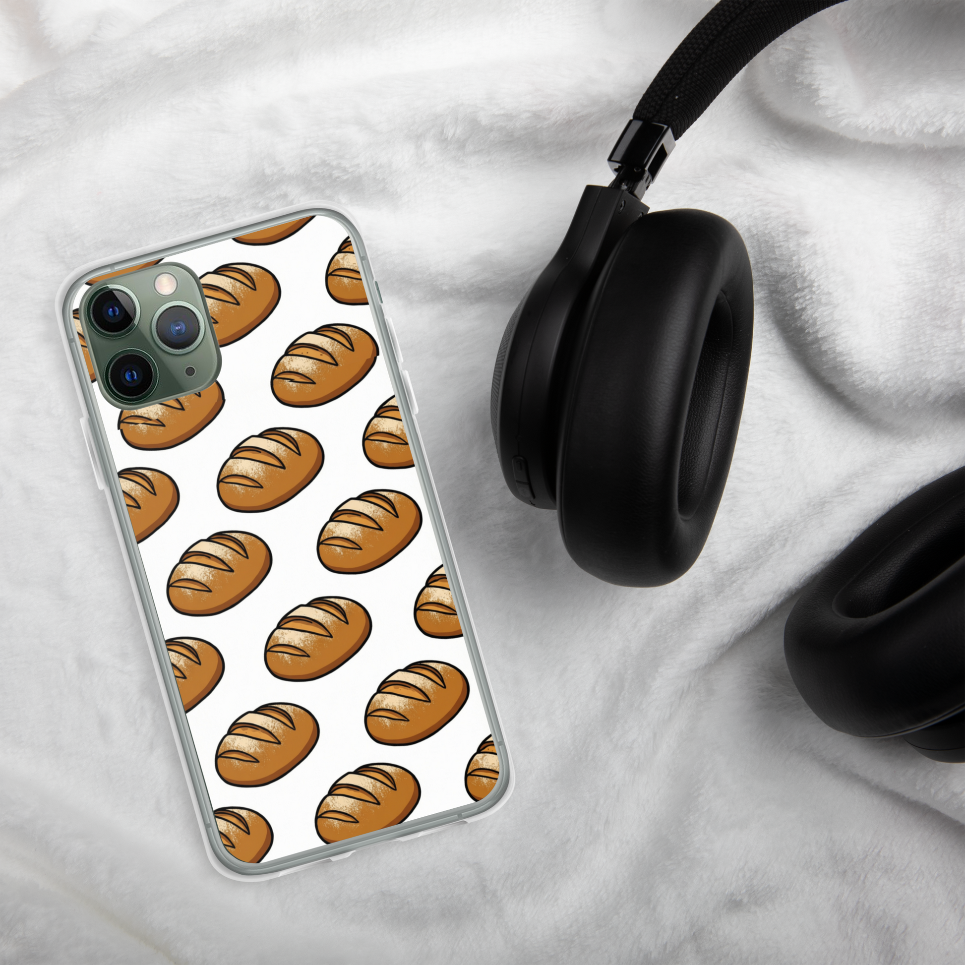 Floating Sourdough Loaves Pattern Clear Case for iPhone® Bags & Accessories > Phone Cases ZomaModa