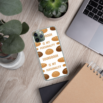 Sourdough Is My Personality Clear Case for iPhone® Bags & Accessories > Phone Cases ZomaModa