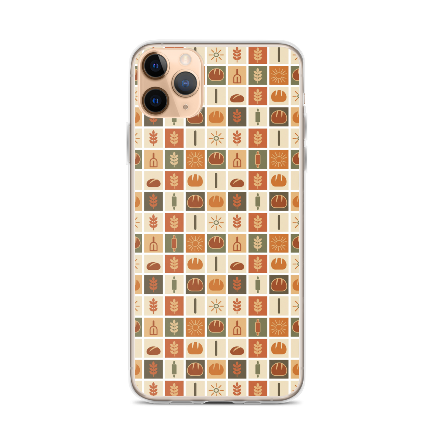 Retro Bread Stamp Clear Case for iPhone® Bags & Accessories > Phone Cases ZomaModa
