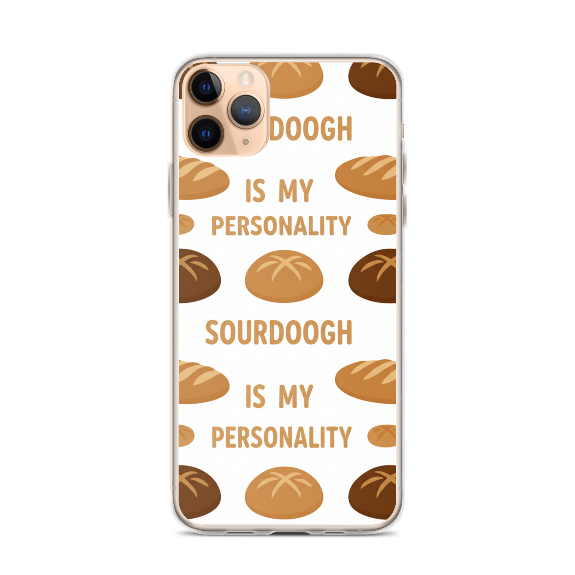 Sourdough Is My Personality Clear Case for iPhone® Bags & Accessories > Phone Cases ZomaModa