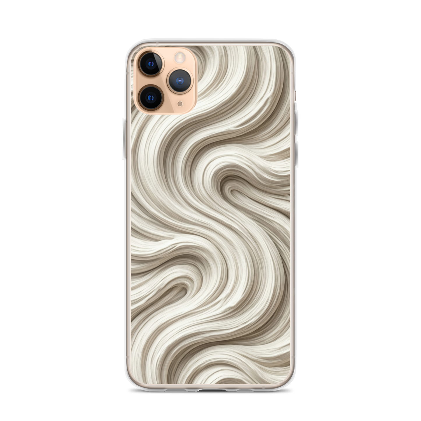 Minimal Flour Swirl Baking Clear Case for iPhone® Bags & Accessories > Phone Cases ZomaModa
