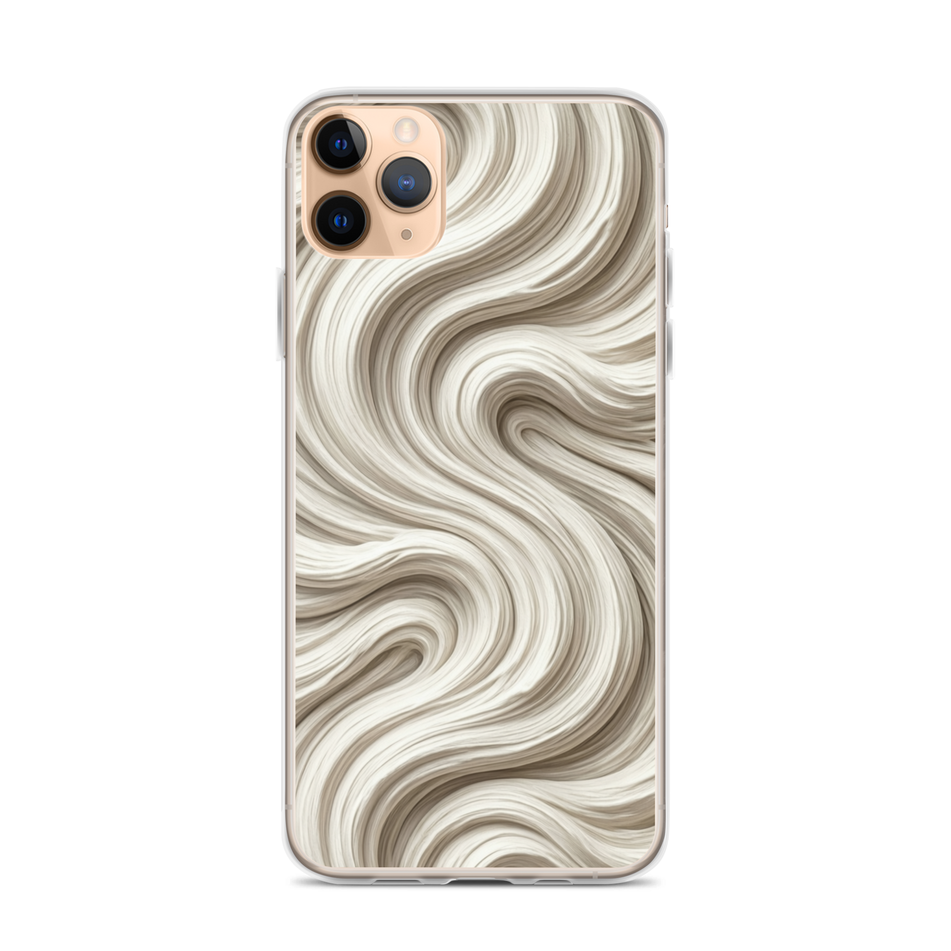 Minimal Flour Swirl Baking Clear Case for iPhone® Bags & Accessories > Phone Cases ZomaModa